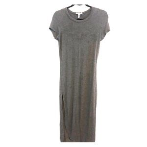 Midi Length Grey Dress